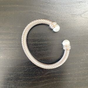 Twisted cable wire bracelet
